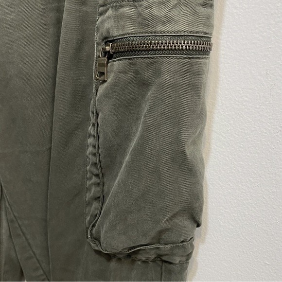 Young Fabulous & Broke Olive Jupiter Drawstring Cargo Utility Pants S - Picture 7 of 9